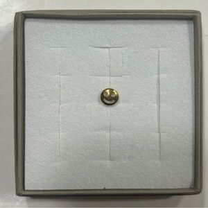 Anatometal Gold Smiley Face Threadless End – Genuine Body Jewelry